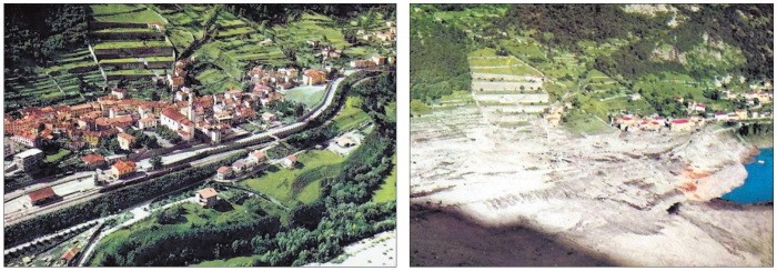 1963年意大利北部朗格隆尼小鎮，因為水壩意外被夷為平地，鎮上超過八成人口在睡夢中死於非命。