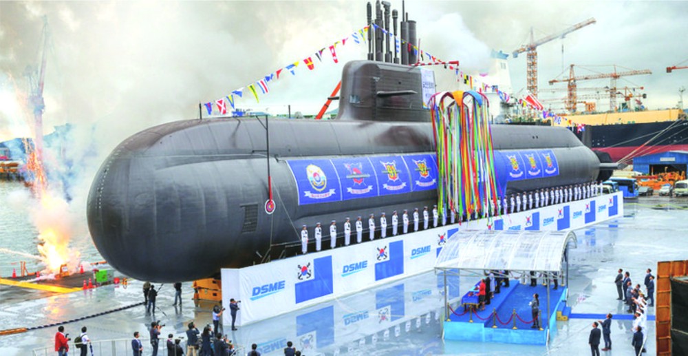 “島山安昌浩”號是韓國海軍3000噸級潛艇的一號艇