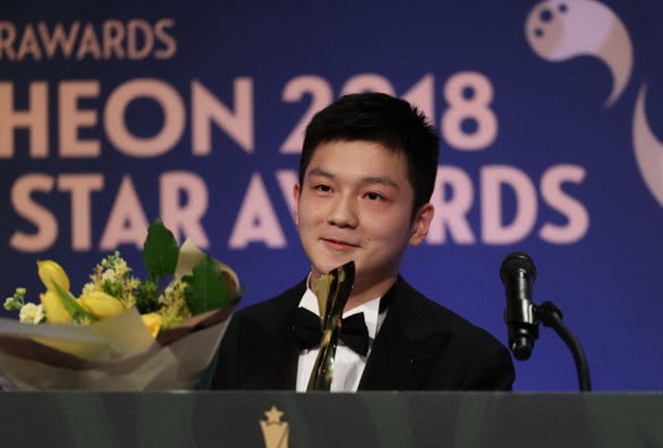 樊振東首獲乒聯年度最佳獎。（圖源：互聯網）