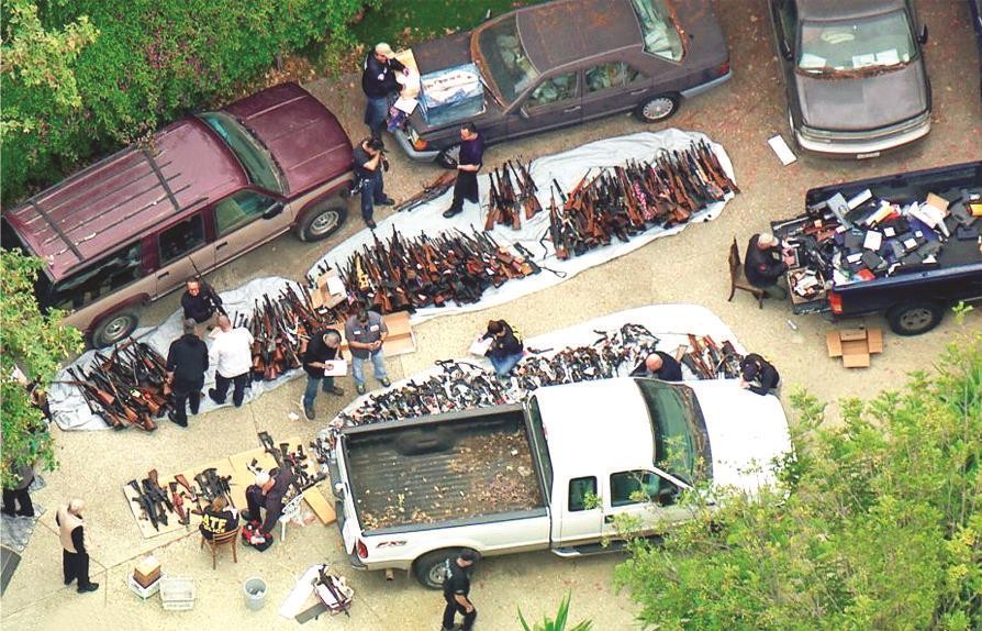 美豪宅藏“地下兵工廠”　警方破獲上千把槍枝