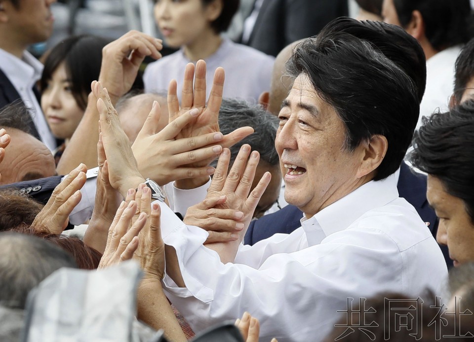 日本首相安倍晉三。