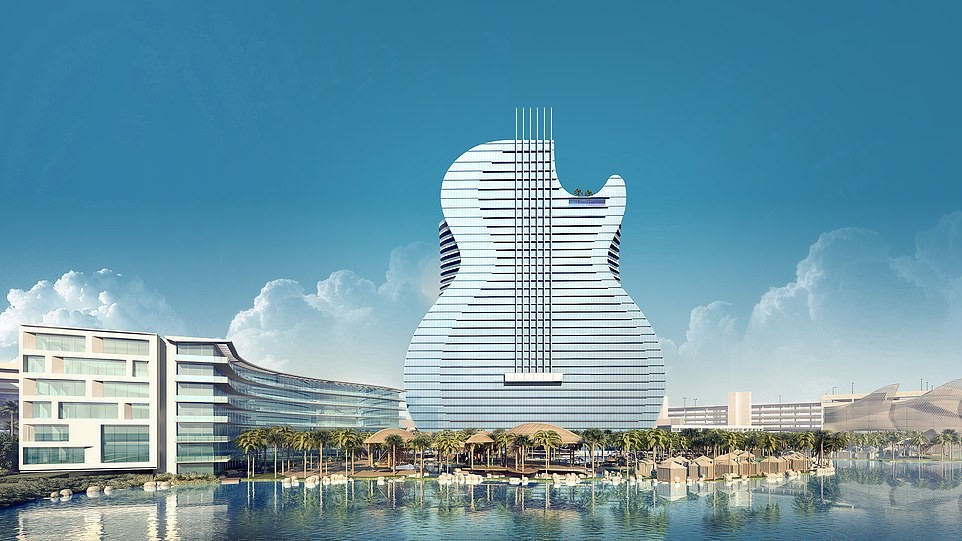全世界第一間“吉他外型酒店”