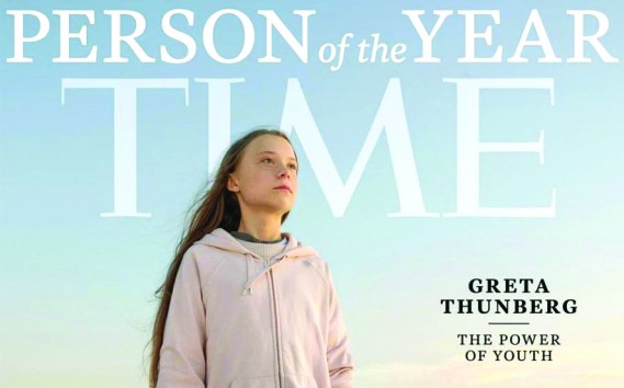 瑞典少女通貝里當選《時代》雜誌年度人物