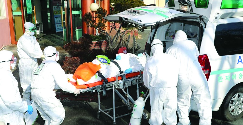 韓國清道大南醫院新冠確診患者轉院後死亡。