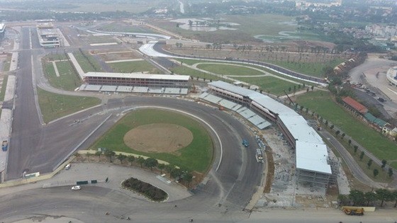 世界一級方程式賽車越南站賽道。
