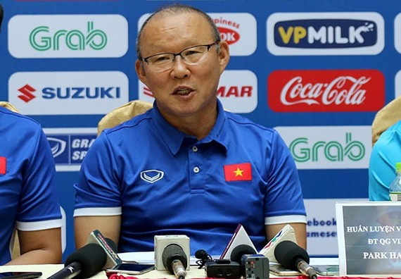 越南男子足球隊主教練朴恒緒。
