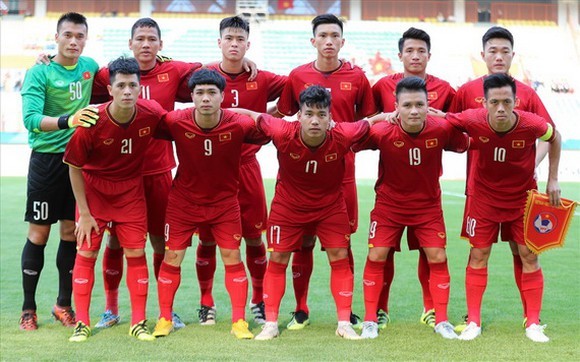 越南男足隊。