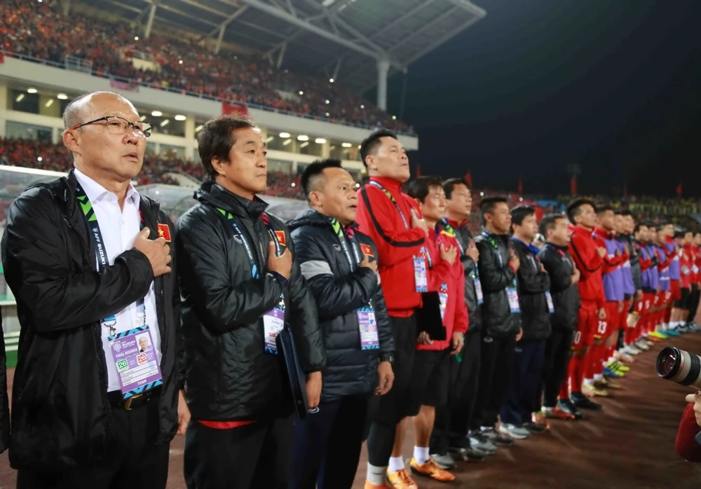 công Phượng tin HLV Park Hang Seo sẽ giúp tuyển Việt Nam lọt vào World Cup 2022 (Ảnh Dũng Phương)