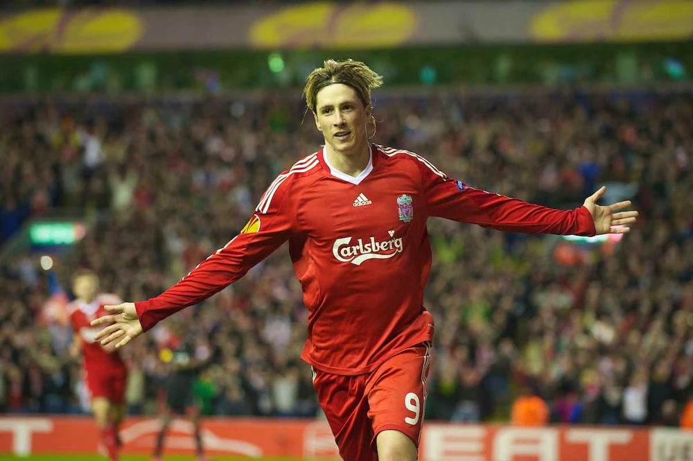 Torres khi còn tung hoành trong màu áo Liverpool