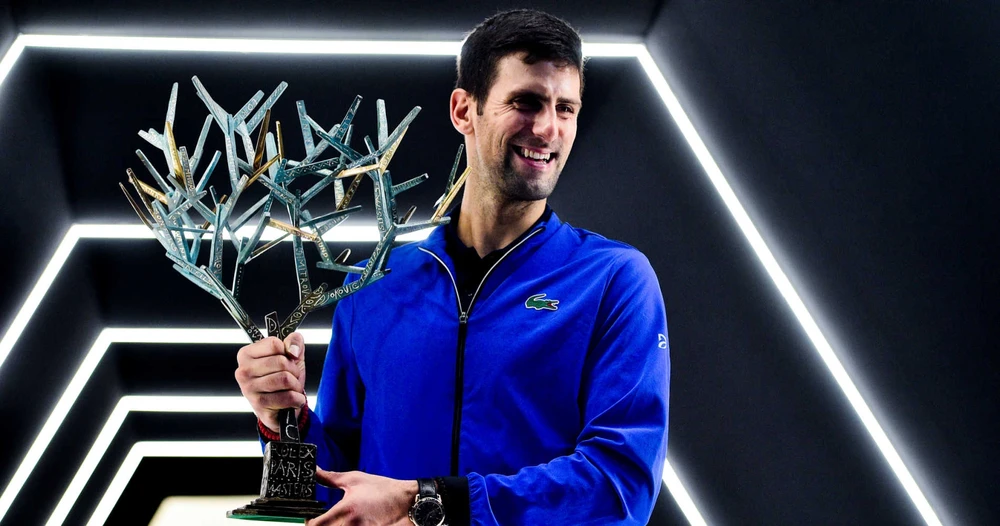 Djokovic vô địch Paris Masters lần thứ 6
