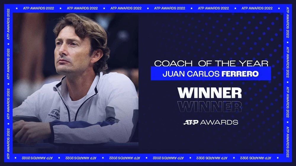 Ferrero là HLV Xuất sắc nhất 2022 của ATP Awards