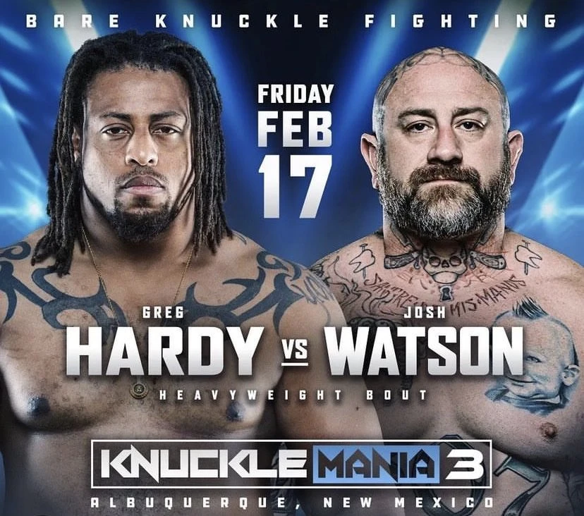 Hardy sẽ ra mắt BKFC ở sự kiện Knuckle Maria 3