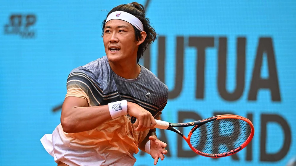 Zhang đang gây lớn chuyện ở Madrid Open