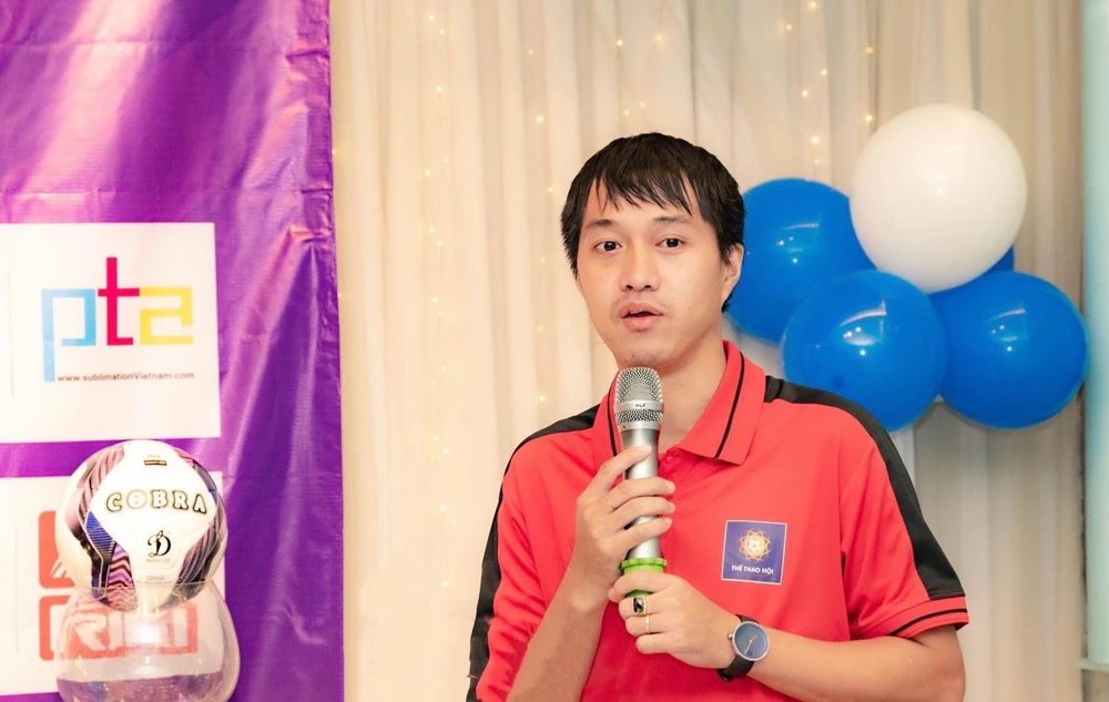 Ông Nguyễn Võ Hoàng Phú, thành viên BTC trong ngày giới thiệu thông tin Super Sport Cup 2023