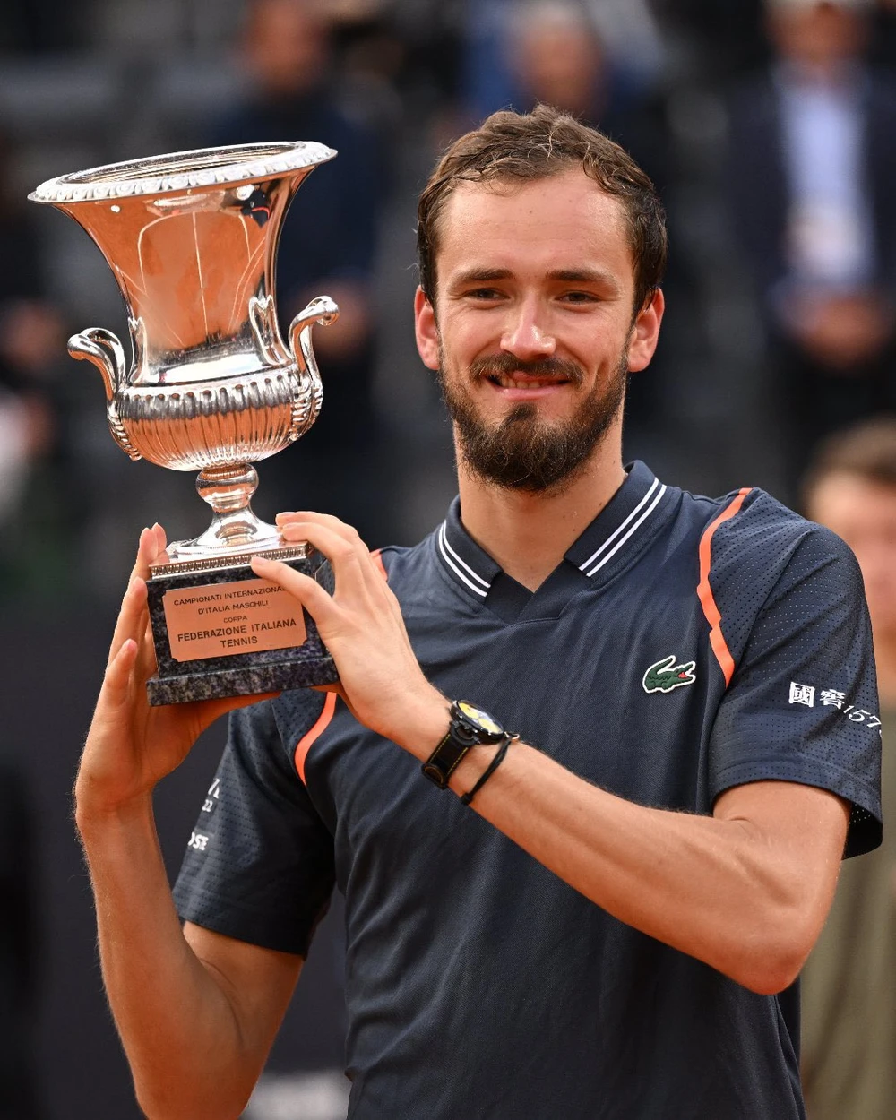 Medvedev đăng quang Rome Masters lần đầu tiên trong sự nghiệp