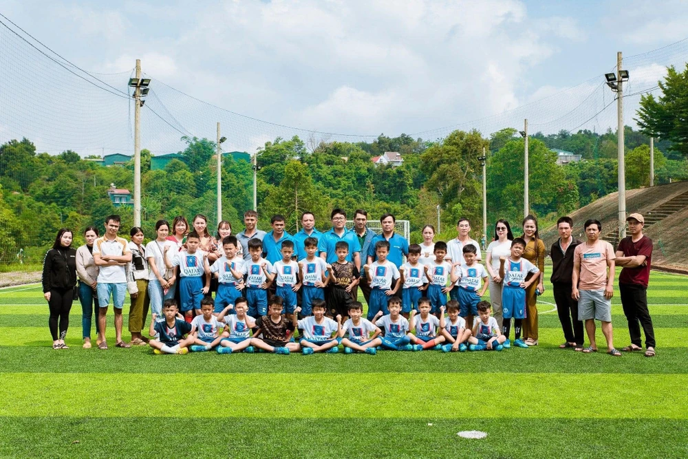 Dự án GUMBĐ ở Đắk Nông sẽ đại diện cho tỉnh Đắk Nông tham dự Giải bóng đá U9 toàn quốc 2023. Ảnh: THANH ĐÌNH