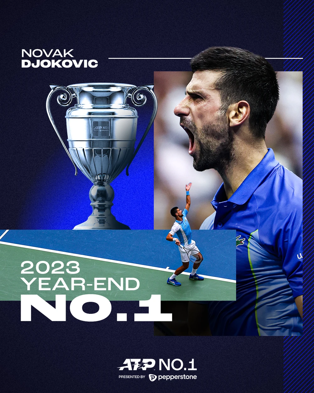 Djokovic kết thúc mùa giải 2023 với ngôi số 1