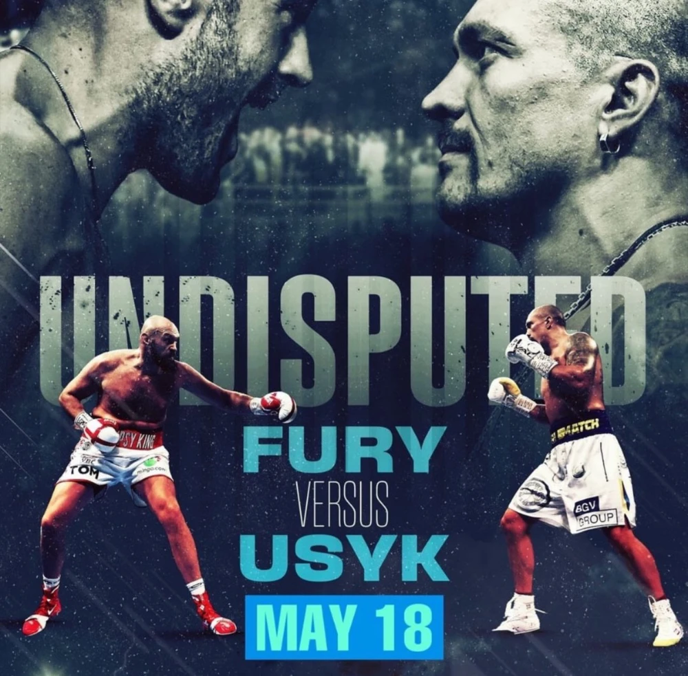 Giờ G mới của trận Fury vs Usyk