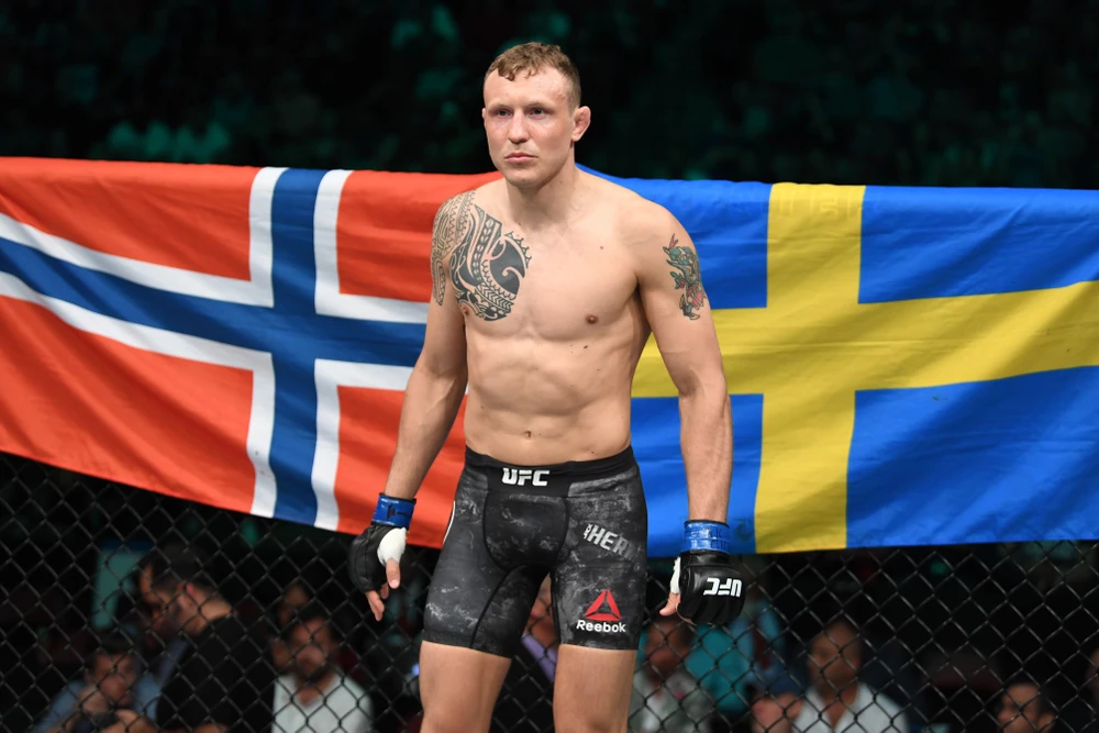 Hermansson thi đấu dưới cả 2 màu cờ: Na Uy và Thụy Điển