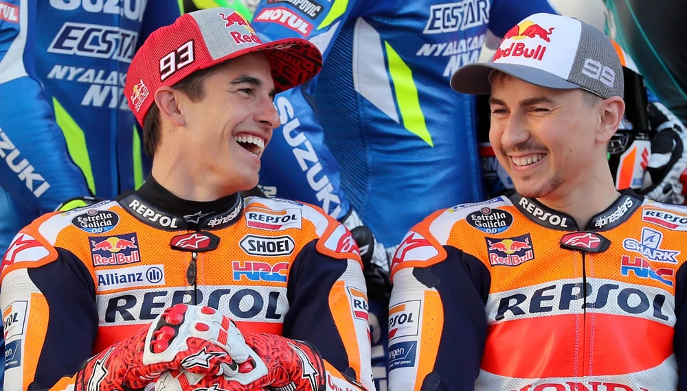 Marquez và Lorenzo khi còn sát cánh bên nhau