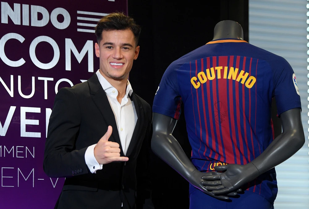 Barca ký bản hợp đồng đắt giá với Coutinho trong mùa đông.