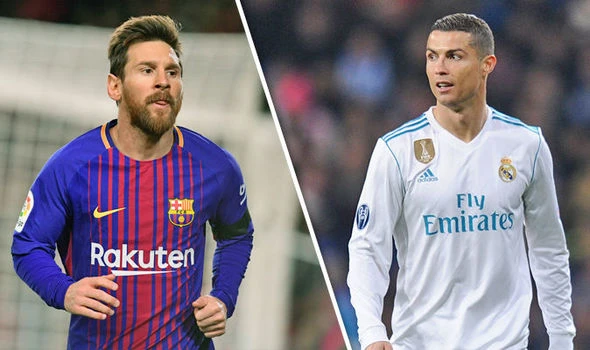 Leo Messi (Barcelona) và Cristiano Ronaldo (Real Madrid)