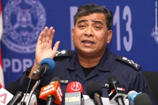 馬來西亞警察總長哈立德。（圖片來源：互聯網）