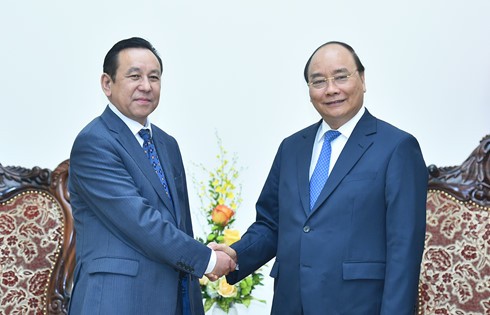 政府總理阮春福接見了來越履新的蒙古大使Bilegdorj Dash。（資料圖來源：互聯網）