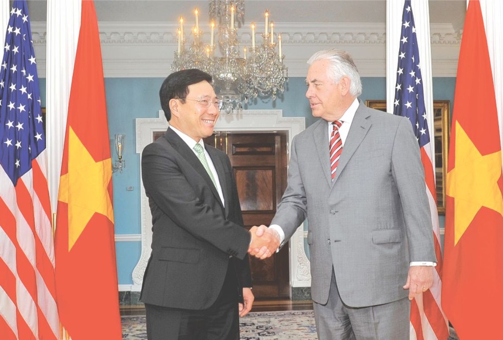 范平明副總理會見美國國務卿蒂勒森。