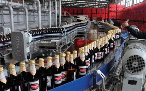 Sabeco啤酒生產線一瞥。（示意圖來源：互聯網））
