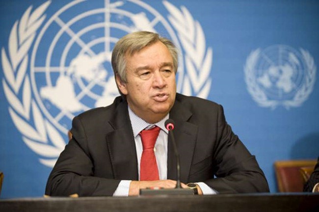 聯合國秘書長古特雷斯。（圖源：互聯網）