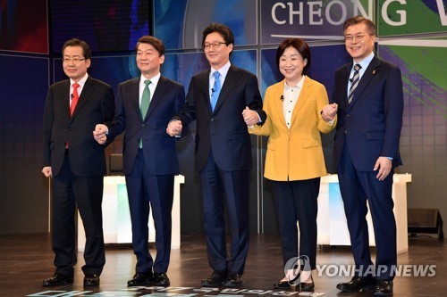 韓國總統大選候選人。（圖片來源：韓聯社）