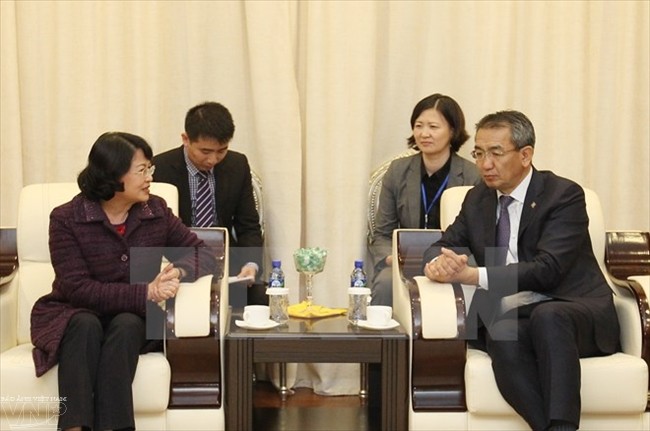 國家副主席鄧氏玉盛對蒙古國進行正式訪問。（圖源：越通社）
