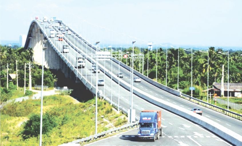 胡志明市-隆城-油曳高速公路的隆城橋。資料圖：互聯網