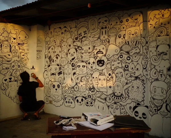 Nghệ thuật Doodle lần đầu tiên xuất hiện tại Tuần lễ du lịch TPHCM 