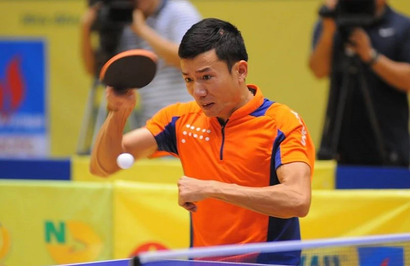 Đinh Quang Linh được chờ đợi giành ngôi vô địch tại NTĐ quận Hoàng Mai tới đây. Ảnh: NGUYỄN TÙNG LÂM