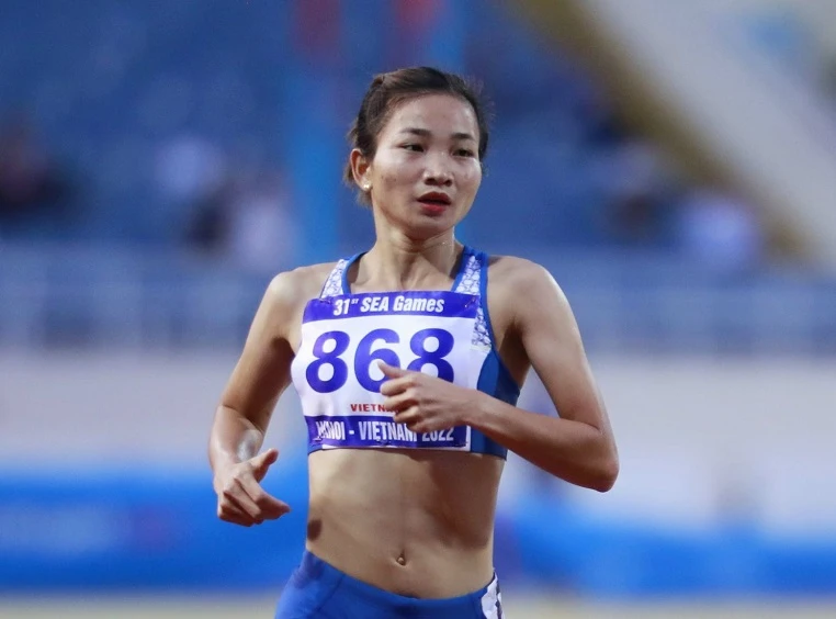 Nguyễn Thị Oanh có hạng 6 nội dung 3.000m ở giải điền kinh châu Á trong nhà 2023. Ảnh: DŨNG PHƯƠNG