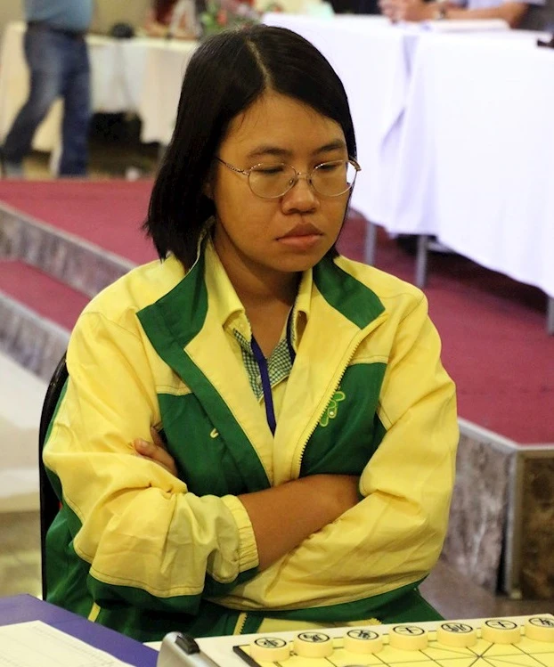 Kỳ thủ Hoàng Yến có HCV cờ chớp tại giải vô địch quốc gia năm nay. Ảnh: MINH MINH