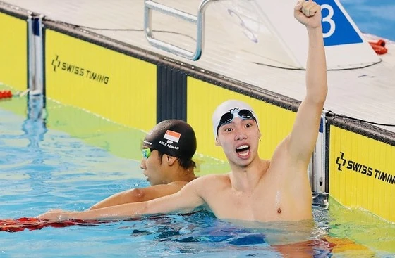 Nguyễn Huy Hoàng từng đạt chuẩn Olympic và thi đấu tại Nhật Bản. Ảnh: DŨNG PHƯƠNG