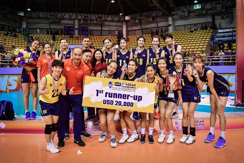 Đội bóng chuyền nữ Việt Nam đã có sự thay đổi chuyên môn đáng kể sau thời gian thi đấu SEA Games 31 năm ngoái. Ảnh: MINH 