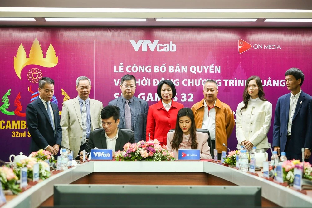Truyền hình cáp -VTVCab của Việt Nam là một trong những đơn vị truyền hình đã có bản quyền SEA Games 32. Ảnh: MINH MINH