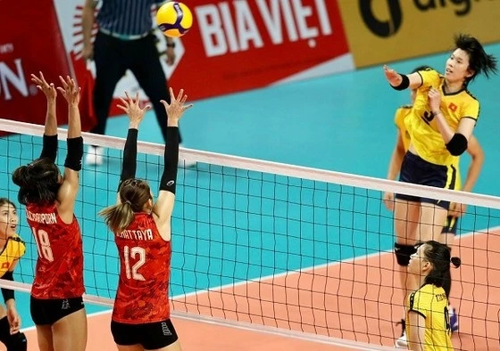 Bóng chuyền nữ Việt Nam rơi vào bảng có nhiều đối thủ mạnh tại giải vô địch châu Á 2023. Ảnh: DŨNG PHƯƠNG