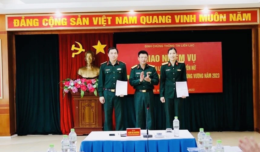 HLV Phạm Minh Dũng chính thức nhận vai trò HLV trưởng đội nữ Bộ tư lệnh Thông tin. Ảnh: TT