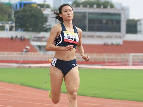 Lê Tú Chinh đã trở lại thi đấu nhưng cô còn đang được xem xét về cơ hội dự SEA Games 32. Ảnh: DŨNG PHƯƠNG