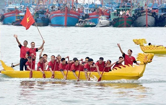 Đua thuyền Việt Nam có tham dự môn đua thuyền truyền thống tại SEA Games 32. Ảnh: VNSAILING