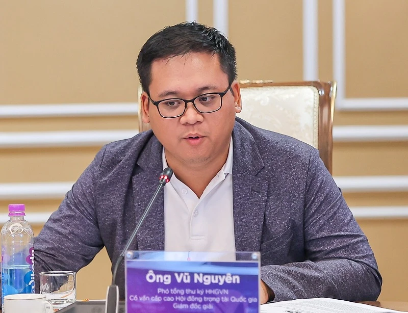 Tổng thư kí Hiệp hội golf Việt Nam, ông Vũ Nguyên. Ảnh: VGA