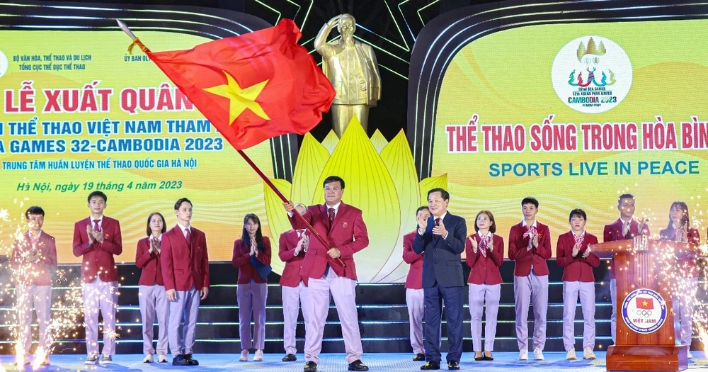 Mỗi tuyển thủ tham dự Đoàn thể thao Việt Nam đều có quyết tâm giành vinh quan cho tổ quốc cũng như mang kết quả cao nhất về cho đơn vị của mình. Ảnh: LƯỢNG LƯỢNG