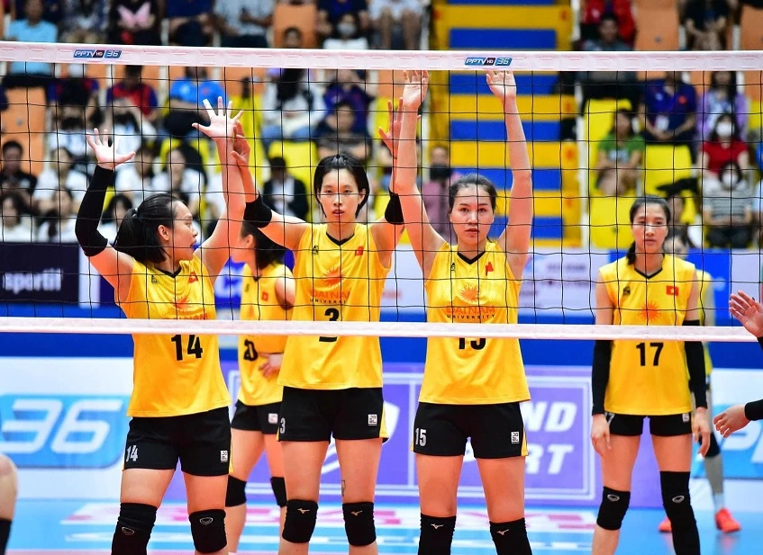 Đội tuyển nữ Việt Nam có chiến thắng tại trận cuối của vòng bảng. Ảnh: AVC