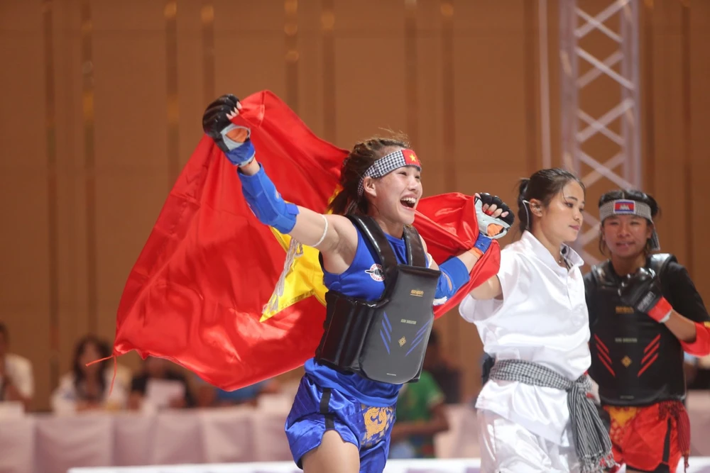 Chúng ta đã có 6 tấm HCV của đội tuyển kun bokator tại SEA Games 32 trong ngày 8-5. Ảnh: DŨNG PHƯƠNG