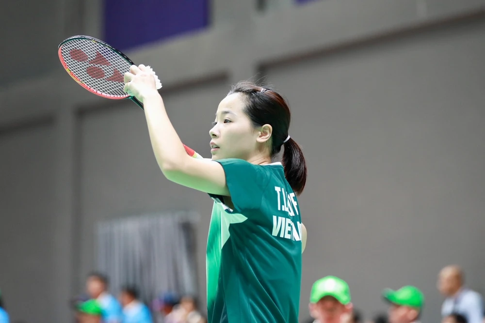 Nguyễn Thùy Linh tiếp tục thi đấu giải trong nước ngay sau SEA Games 32. Ảnh: DŨNG PHƯƠNG